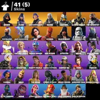 Fortnite OG Account :
41 Skins | IKONIK + Glow