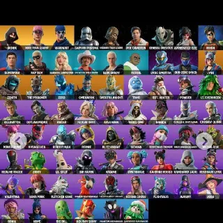 [PC/PSN/XBOX] 69 SKINS | OG STW | IKONIK ☘️ HANA PARK ☘️ BERNIE ☘️ POWER PUNK ☘️ AYLA WINN ☘️ NYANGELICA ☘️ ZERO ☘️ LYNX