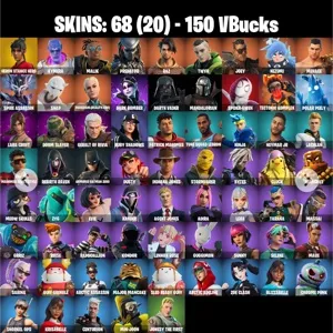 🔥 Fortnite OG Account - 68 Skins | Lara Croft | Heron Stance Hero | Dark Bomber