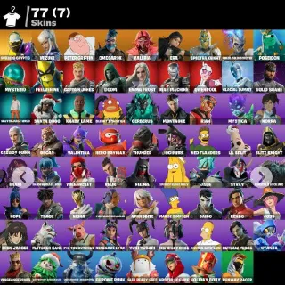 77 skins | Omegarok + 1050 VB