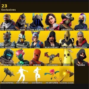 🔥 Fortnite OG Account - 43 skins | IKONIK | The Scientist | Ruin | The Ice King