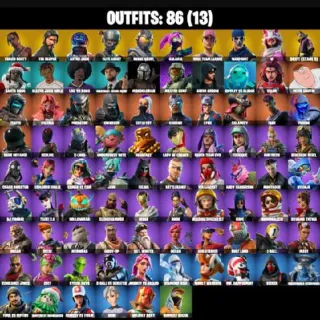 🔥 Fortnite OG Account - 86 Skins🌺 Travis Scott, The Reaper, Elite Agent, Take The L, OG STW