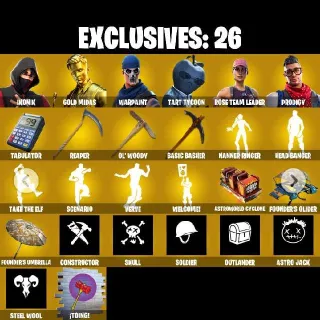 🔥 Fortnite OG STW - 115 skins - IKONIK 💎