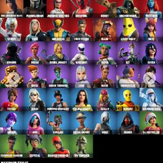 Fortnite Game Account - 53 Skins⭐️Leviathan Axe