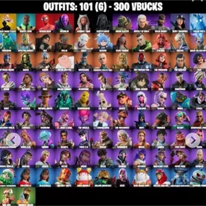Fortnite Stacked Account - 101 Skins | Spider-Gwen | PC / PSN / XBOX / NINTENDO