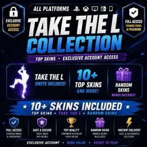 🔥 Fortnite OG Account - 10+ Skins Take The L