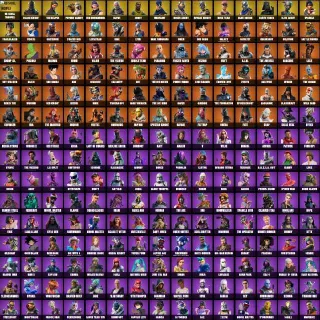 🔥 Fortnite OG Account - 417 OG (Purple) Skull Trooper - Black Knight