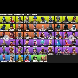 56 Skins | Black Knight