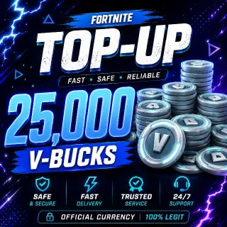25000 Vbucks Direct Topup - V-Bucks
