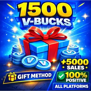 1500 vbucks gift method