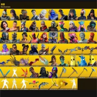 🔥 Fortnite OG Account - 204 skins | Leviathan Axe | Travis Scott | Lara Croft | Darth Vader