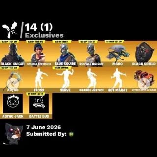 45 skins🟨Black Knight🟨