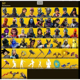 🔥 Fortnite OG Account - 136 🧥 | Black Knight
