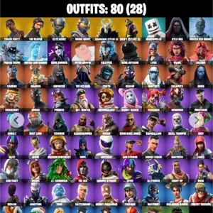 🔥 Fortnite OG Account - 80 Skins🌺 Travis Scott, Diamond Jack , Take The L