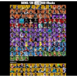 🔥 Fortnite OG Account - 136 🧥 | IKONIK