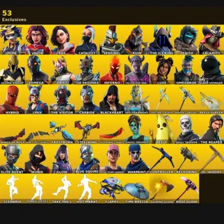 🔥 Fortnite OG Account - 130 skins | IKONIK | Glow | The Reaper