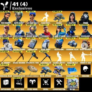 🔥 Fortnite OG Account - 65 skins👚 | Take The L + The Reaper + OG STW + Elite Agent