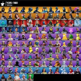 🔥 Fortnite OG Account - 125 skins | IKONIK | Scenario | Glow | Hot Marat | Game Knight