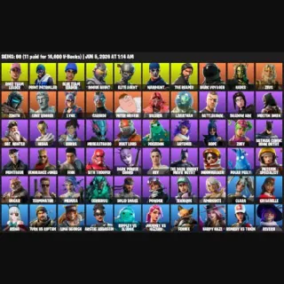 🔥 Fortnite OG Account - 60 🧥| Take The L 