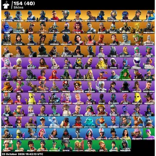 🔥 Fortnite OG Account -   154 Skins  Travis Scott, The Reaper, Astro Jack, Take The L |