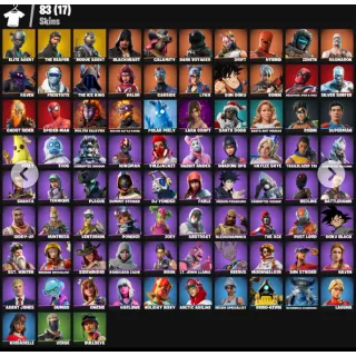 Fortnite Account - 83 Skins | The Reaper