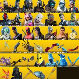 [PC/PSN] | 118 skins | Darth Vader | Driftwalker | Omegarok | Predator | Mandalorian | Zenith | Frostbite | Lynx