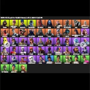 🔥 Fortnite OG Account - 53 skins Ikonik