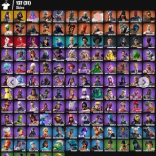 🔥 Fortnite OG Account - 137 Skins | IKONIK | Glow