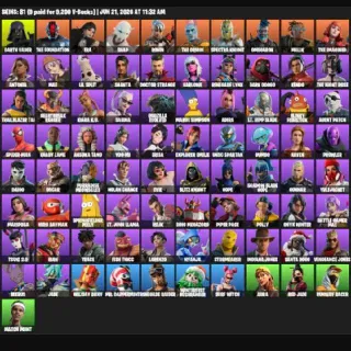 🔥Fortnite Stacked Account - 81 Skins | Renegade Raider