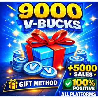 9000 vbucks gift method