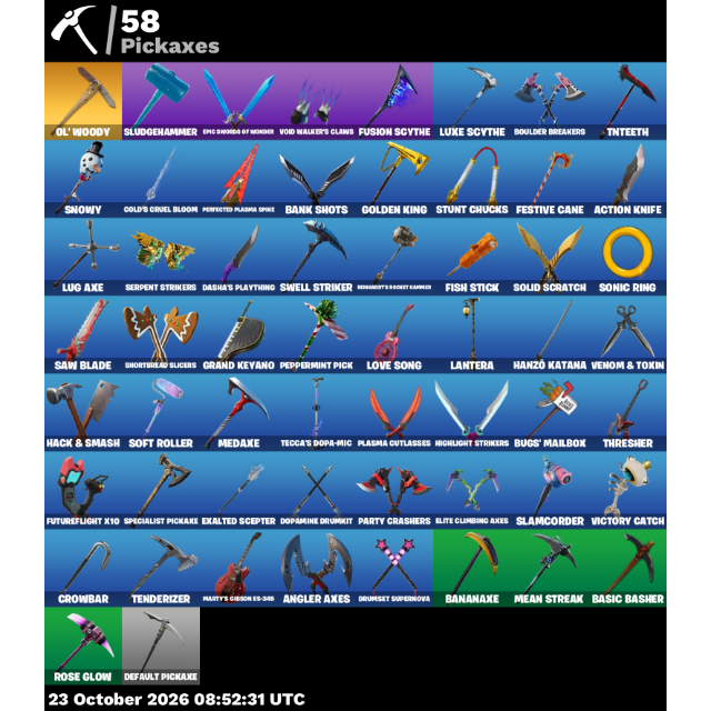 🔥 Fortnite OG Account - 36 Skins | Warpaint, Astro Jack, Travis Scott ...