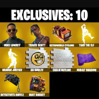 🔥 Fortnite OG Account - 21 Skins + Travis Scott