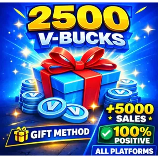 2500 vbucks gift method