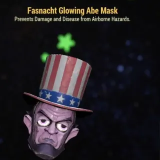 glowing abe mask