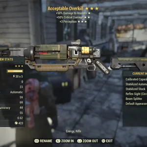 acceptable overkill