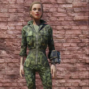 forest camo jumpsuit