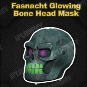 glowing bonehead mask