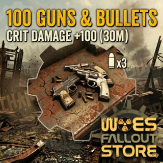 100 Guns and bullets 3