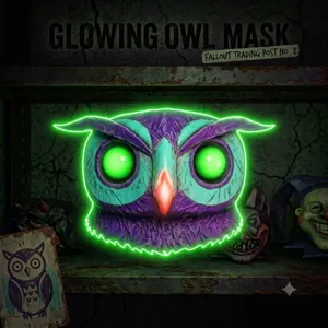 glowing owl mask