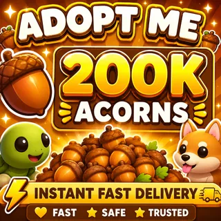 200K Acorns + 🧪 170+ Potions + 💵 120K Bucks | ✨ ADOPT ME ACCOUNT ✨
