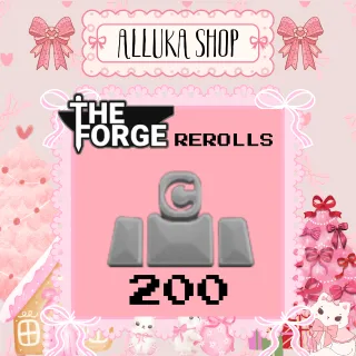 200 Race Reroll - The Forge Reroll