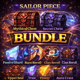150x Secret Chest + 150x Cosmetic Crate [ Sailor Piece Bundle ]
