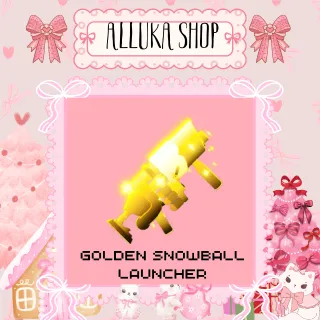 Golden Snowball Launcher - BADDIES