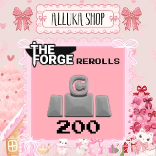 200 Race Reroll - The Forge Reroll