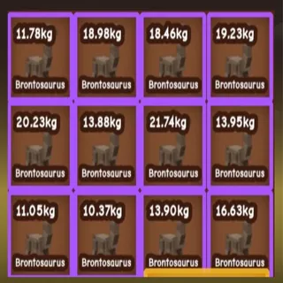 12x Max Age Brontosaurus 