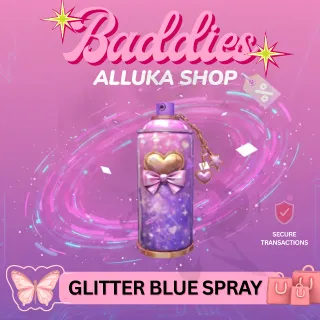 Glitter Blue Spray - BADDIES