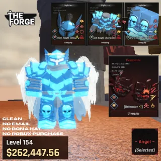 THE FORGE END GAME ACCOUNT [ FULL LIGHTITE SET ]