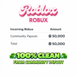 50K ROBUX ACCOUNT 