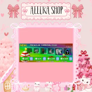 50x Premium Carnival Egg - Grow A Garden