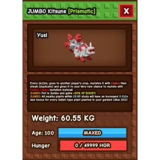 Huge Kitsune { 60 KG }